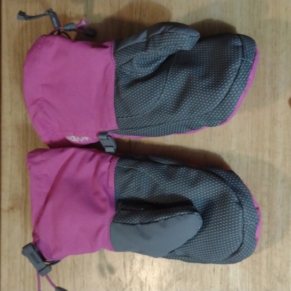 The North Face Pink Gray Mittens M - Picture 2 of 7